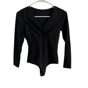 Black Long Sleeve Bodysuit